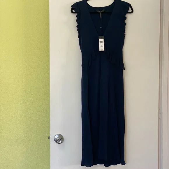 BCBG Maxazria dress in dark navy colorsize L